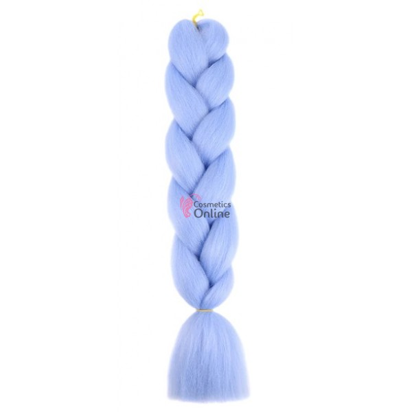 Coada de par afro impletita Premium  1 de 60 cm Aqua Blue A56